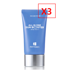 올인원 70ml 3개- 톤업 + 촉촉보습 + 자외선 SPF50 PA++++ 피토메스 블루 선부스터, 3개 - 피토메스화장품