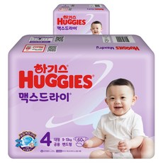 하기스 맥스드라이 뉴 공용 대형 밴드형, 4단계, 120매