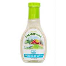 오가닉 빌 샐러드 드레싱 랜치, 3개, 236ml
