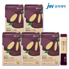 JW중외제약 옵티머스 발효효소 고구마맛, 90g, 5개