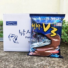 낚시여행 천하-v3 감성돔떡집어제 파우더 바다낚시 1box(12ea), 12개