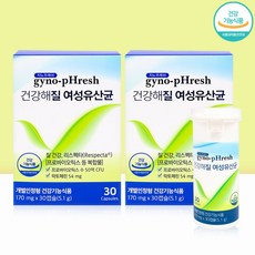 [메디포스트] 지노프레쉬 건강해질 여성유산균_지노프레쉬 질 유산균_리스펙타 프로바이오틱스, 30정, 2개