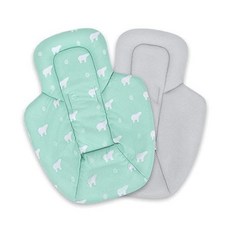 Infant Insert Cool Mesh Fabric Newborn Insert Compatible with 4Moms MamaRoo and RockaRoo Swing Sof, 북극곰