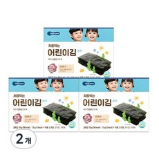 베베쿡 처음 먹는 어린이김, 45g, 2개, 오리지널