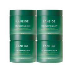 라네즈 마스크 슬리핑 fresh 수분 나이트 수면 팩 크림 시카 60ml 4EA, 4개