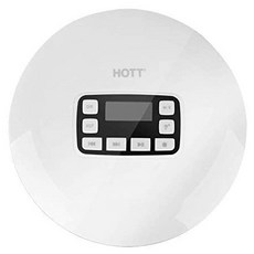 Fosa 이동용 CD 플레이어 HOTT 충격방지 무선 블루투스 Personal 콤팩트 Disc 플레이어 Rechargeble HiFi, One Color_White, One Color, 상세 설명 참조0
