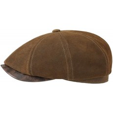 Stetson Hatteras Lamb Nappa 남성 모자 - 바이저와 뉴스보이 오토±오/ 윈터 라이닝 - M (56-57cm) Marr