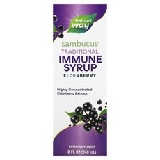 네이쳐스웨이 삼부커스 엘더베리 오리지널 시럽 240ml, 4개, 236.588ml