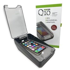 PHONEDRS Q10 UVC 휴대폰 소독기 건조기 및 Qi 무선 충전기