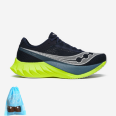 [saucony] 써코니 런닝화 운동화 엔돌핀 프로 4 M 남성 NAVY/CITRON S20939-222 + 여행용파우치