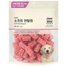 바우와우 무마진 소프트덴탈 미니 4종 220g 강아지덴탈껌, ABC케어220g, 2개