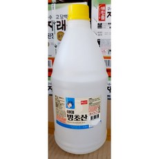 대용량 식용 빙초산 1500ml 업소용 말통 장아찌 먹는, 1개, 1.5L