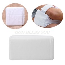 수면 보호 무릎 쿠션 탈부착 가능한 스트랩 이어 플러그가 달린 1Pc 화이트 폼 다리 베개바디 베개, 없음