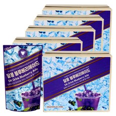 여름 프리미엄 파우치 음료 블루베리 에이드 무탄산, 50개, 230ml