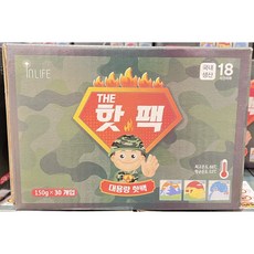 국내생산 KC 인증 인라이프 대용량 핫팩 150g x 30개 원재료, 1개