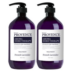 프로방스 아로마 허브 테라피 트리트먼트 1 000ml 프렌치라벤더향, 2개, 1L
