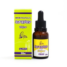 for PETS (30cc) 미나스프론 프로 폴리스 슈퍼 애완 동물 용 고농도 보충제, 1개