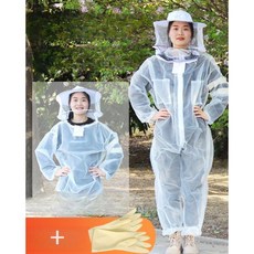 방충복 모기장옷 양봉 말벌 작업 보호복, 1개