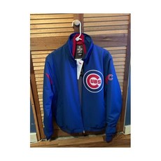Chicago Cubs Authentic CollectOn Field Majestic Therma Base Jacket Size Small