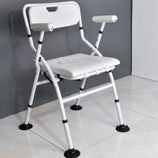 노인용 목욕 의자 임산부 욕실 특수샤워 접이식목욕의자 미끄럼방지 높은 욕실의자 접이식샤워의자 요양병원 노인목욕의자, B, 1개