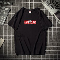제이앤알트레이드 여름남성반팔티 트렌드 BF 남자맨 커플 라운드넥 와이드 루즈핏 체구 옷