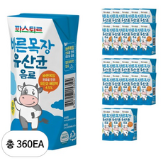 파스퇴르 바른목장 유산균 음료, 125ml, 360개