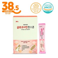 38.5 강아지 고양이 관절 영양제 글루코사민한스푼 스틱 2g 30포, 30회분, 뼈/관절강화, 2개