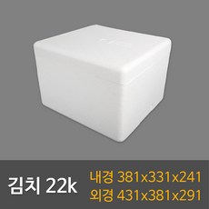 택배용 식품용김치22k(8ea) DW-3호 스티로폼박스, 8개
