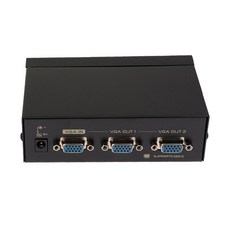 FWT VGA 2 포트 분배기 1 in 2 Out 250Mhz 대역폭 1 PC-2 모니터 박스-1 개, 모델명