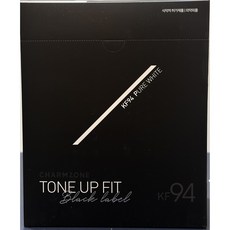 참존 톤업핏 블랙라벨 마스크 중형 KF94 퓨어 화이트, 25개입, 2개