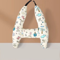 1/1+1 차량용 바디 쿠션 목베개 인형 캑릭터 안전벨트 목꺽임방지 목쿠션