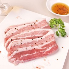 어니스트초이스 암퇘지 통삼겹살 2Kg 돼지고기 삼겹살, 통삼겹 1cm 슬라이스 2Kg, 1개