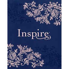 Inspire Bible NLT (Hardcover LeatherLike Navy) : The Bible for Coloring & Creative Journaling, 단일옵션