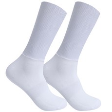 미끄럼 방지 사이클링 양말 일체형 몰딩 하이테크 자전거 압축 야외 달리기 스포츠, [01] 39-45, white, 1개