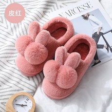 Dec.02 602번 .성인 토끼털 슬리퍼숙소여귀요미 귀포발과 털난달 자녀룩겨울Z