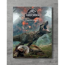NMT 쥬라기 단어 포스터 쥬라기 영화 캔버스 인쇄 벽 아트 포스터 인쇄 표준 크기 18x24 인치 - P030307KQ2M1665