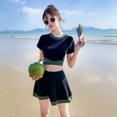 캐리비안베이수영복 원피스형 하체비만수영복 리조트수영복 예쁜