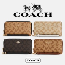 COACH 코치 여자 장지갑 시그니처 캔버스 4종