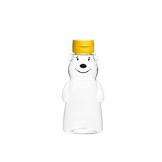 곰돌이 소스통 소 180ml 꿀통 투명 보관용기 양념통, 1개