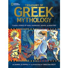 Treasury of Greek Mythology: Classic Stories of Gods Goddesses Heroes & Monsters Library Binding, National Geographic Kids