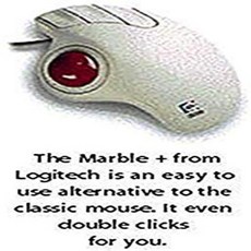 로지텍 트랙맨 마블 플러스 휠 트랙볼/마우스 T-CL13 Logitech Trackman Marble Plus Wheel Trackball/Mouse T-CL13, 1
