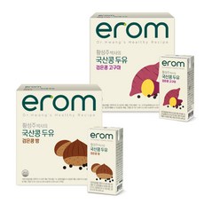 이롬 황성주 박사의 국산콩 두유 고구마 1박스 + 검은콩 밤1박스, 32개, 190ml