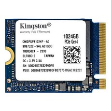 SSD250GB SSD500GB Kingston 1TB M2 2230 PCIe Gen 40x4 NVMe SSD OM3PGP41024PA0 스팀 데크 서피스 앨리 미니 PC와 호환