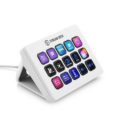 엘가토 스트림덱 MK.2 화이트 컨트롤러 Stream Deck MK.2 White, 15 Keys (MK.2 ) White, 1개