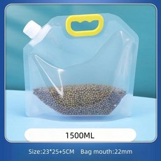 쌀 보관 가방 곡물 디스펜서 밀폐 용기 향신료 식품 플라스틱, A.1 PC, 1개