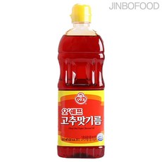 오뚜기 옛날 고추맛 기름 PET 1.5L, 1PET
