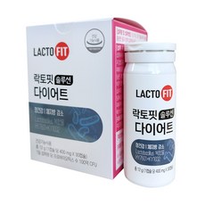 종근당 건강 락토핏 솔루션 다이어트 유산균 체지방 감소 ky1032 hy7601 프로바이오틱스 영양제 1개월 30캡슐, 12g, 1개