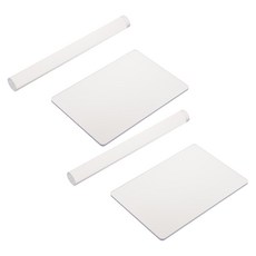 STK 성형 및 조각을위한 시트 백업 보드와 함께 4 PC의 아크릴 클레이 롤러
