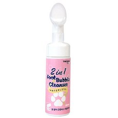 [애완동물 위생 건강관리]더독 2in1 풋 버블 클렌져 130ml, 1개