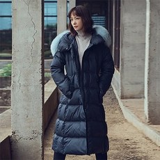 지스튜디오 22FW 폭스퍼 헝가리 롱구스다운코트